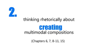 Thinking Rhetorically About Multimodal Composition | PPTX