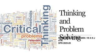 Thinking and Problem Solving PPT PDF.pptx