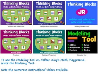 Thinking Blocks modeling tool | PPT