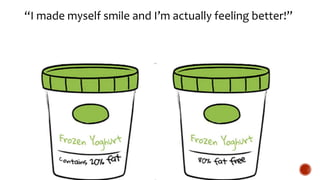 “I made myself smile and I’m actually feeling better!”
 