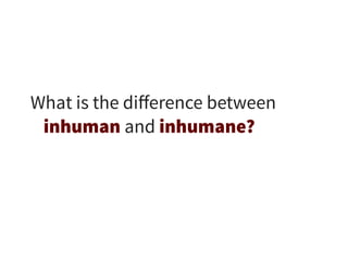 What Is Inhumane Thinking Historically & Literacy Integration Strategies in the ...