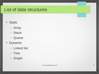 Thinking in data structures | PPT
