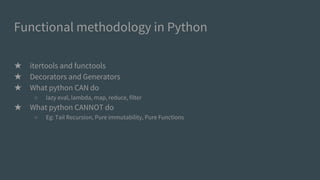 Thinking in Functions: Functional Programming in Python | PDF
