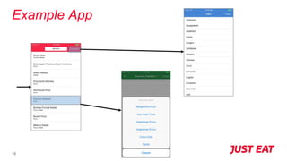 Example App
16
 