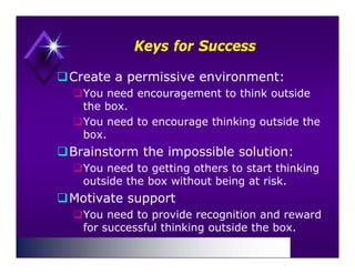 Thinking out of the box | PDF
