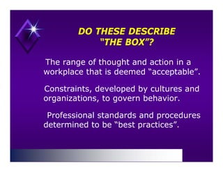 Thinking out of the box | PDF