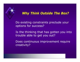 Thinking out of the box | PDF