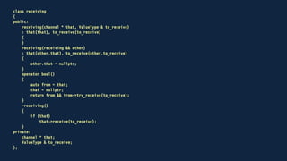 std::string fizzbuzz(int n)
{
if (n < 1 || n > 100)
throw std::domain_error(
"fizzbuzz(n) is defined for n in [1..100]")
return
n % 15 == 0 ? "FizzBuzz" :
n % 3 == 0 ? "Fizz" :
n % 5 == 0 ? "Buzz" :
std::to_string(n);
}
 