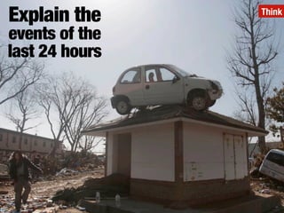 Explain the
events of the
last 24 hours
Think
 