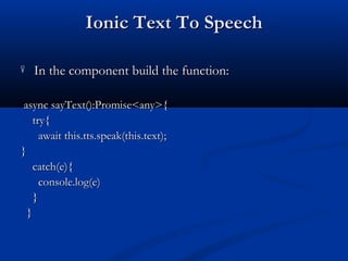 Thinking tts - Eric Floe | PPT