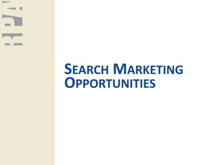 SEARCH MARKETING
OPPORTUNITIES
 