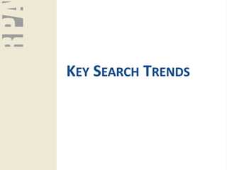 KEY SEARCH TRENDS
 