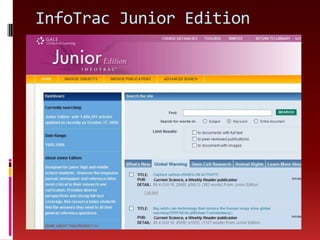InfoTrac Junior Edition