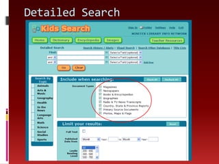 Detailed Search