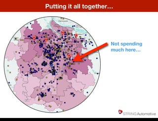 Putting it all together…
Not spending
much here…
Thursday, May 22, 14
 