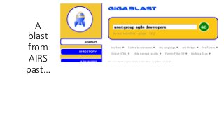 A
blast
from
AIRS
past…
 