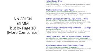 No COLON
65MM
but by Page 10
[More Companies]
 