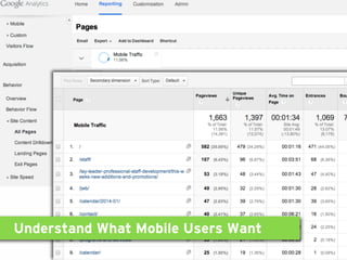 Understand What Mobile Users Want
 