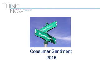 Consumer Sentiment
2015
 