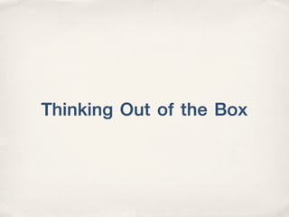 Thinking Out Of The Box | PDF