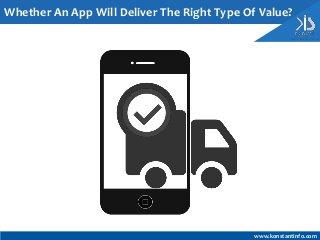 Whether An App Will Deliver The Right Type Of Value?
www.konstantinfo.com
 