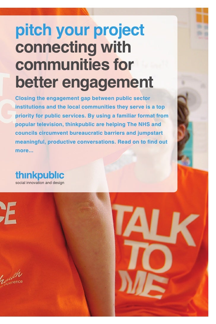 Case study Pitch your project