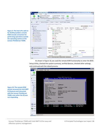 Lenovo ThinkServer TS440 with Intel AMT 9.0 for easy and effective ...