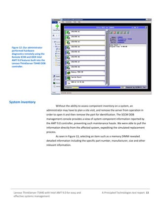 Lenovo ThinkServer TS440 with Intel AMT 9.0 for easy and effective ...