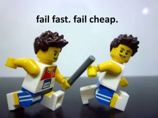 fail fast. fail cheap.
