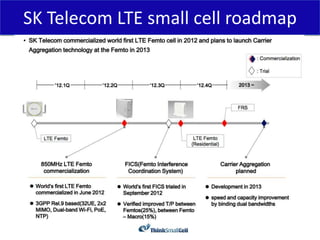 SK Telecom LTE small cell roadmap
 