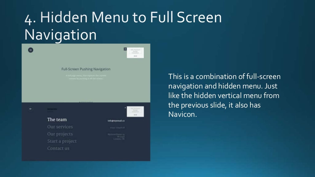 6 Navigation Bar Design Ideas for Web Designers