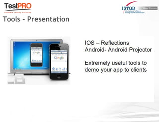 Tools - Presentation
 