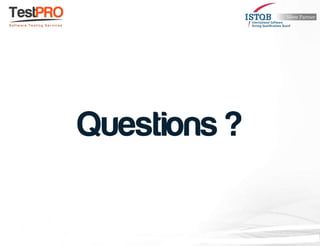 Questions ?
 