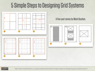 5 Simple Steps to Designing Grid Systems
                                                       A ﬁve-part series by Mark ...