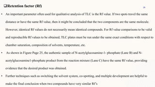 Retension Factor THIN LAYER CHROMATOGRAPHY.pptx