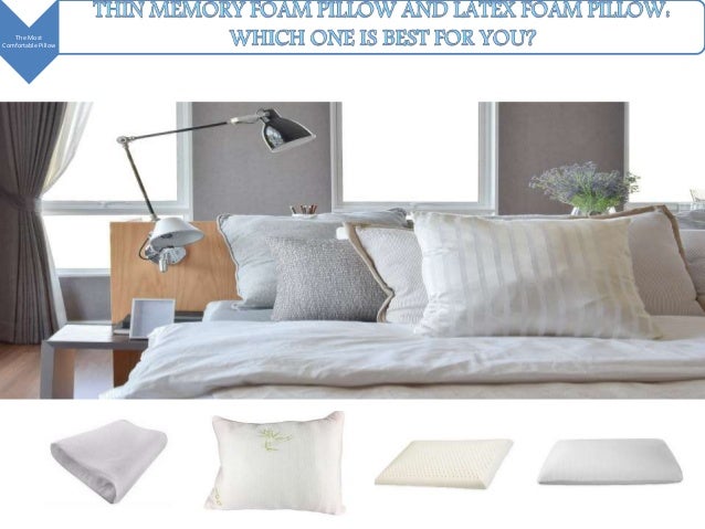 Thin Memory Foam Pillow And Latex Foam Pillow