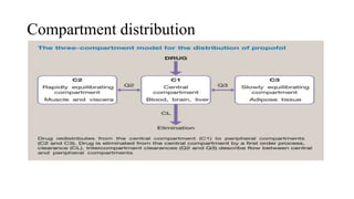 Compartment distribution
 