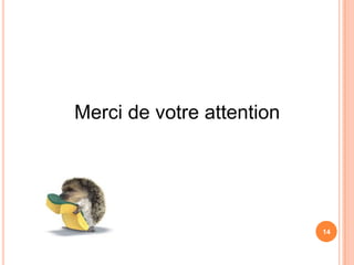 Merci de votre attention




                           14
 