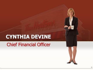CYNTHIA DEVINE
Chief Financial Officer



                          11
 