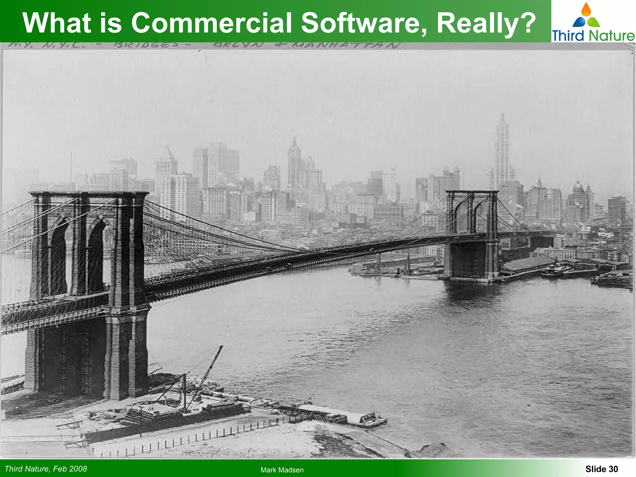 What is Commercial Software, Really? 