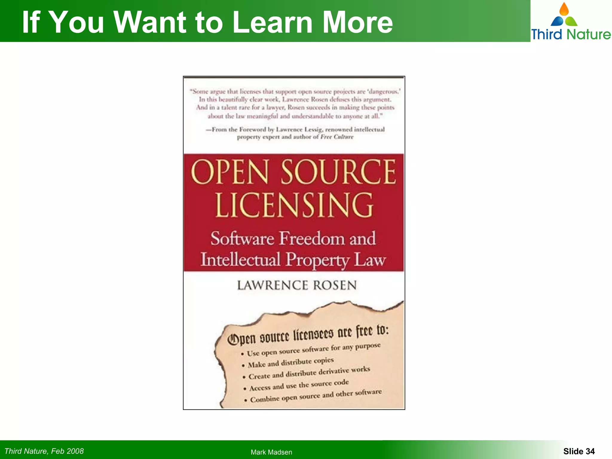 If You Want to Learn More 