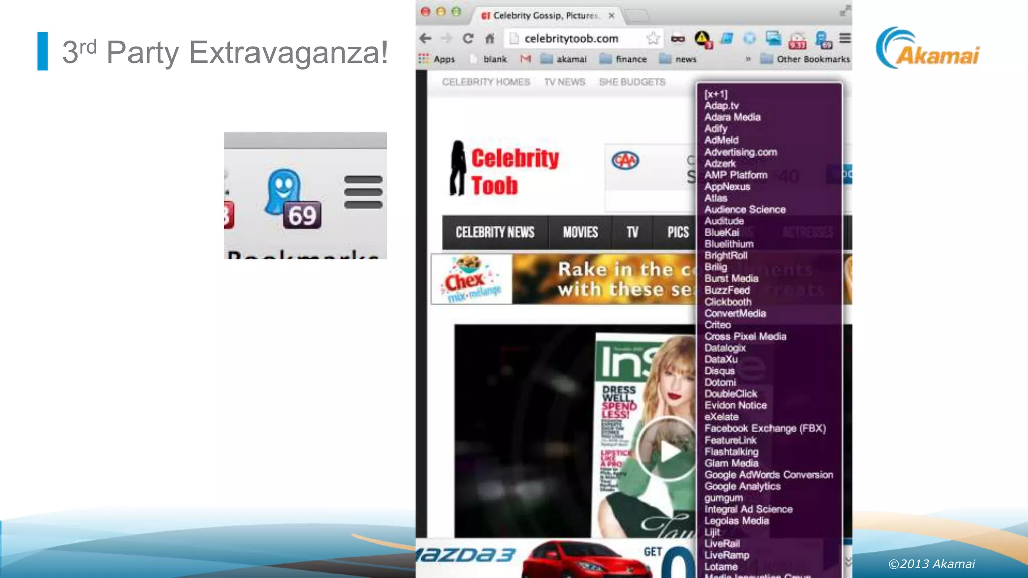 3rd Party Extravaganza!

Faster ForwardTM

©2013 Akamai

 