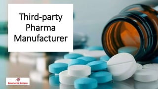 Third-party
Pharma
Manufacturer
 