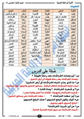 ‫اقـرأ‬‫العربية‬ ‫اللغة‬ ‫فى‬‫ال‬ ‫الصف‬‫ثالث‬‫االبتدائى‬(2)
/ ‫ت‬01071106010 ٖ 2 ‫أ‬ / ‫إعداد‬‫أمحد‬ ‫أنور‬
‫اٌىٍّخ‬ٕٝ‫اٌ...