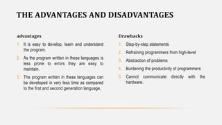 Third and fourth generation programming language | PPT