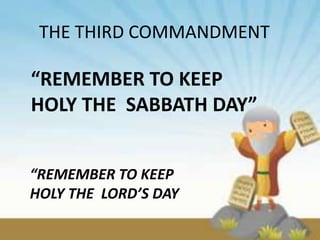 Third commandment | PPTX