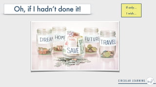 Oh, if I hadn’t done it! If only…
I wish…