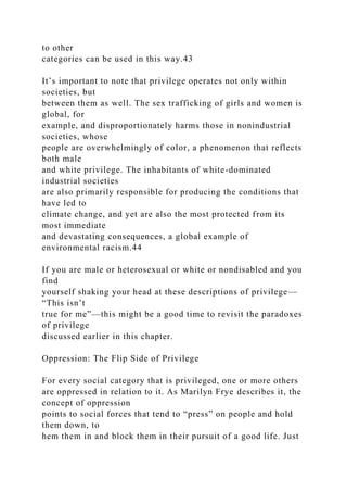 Power And Privilege Checklist.pdf Third EditionPrivilege, Power,and DifferenceAllan G..docx
