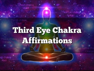 Third Eye Chakra Affirmations
