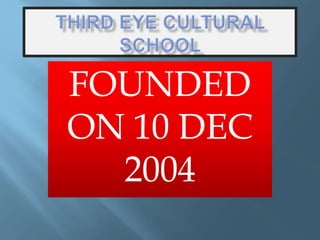 FOUNDED
ON 10 DEC
2004
 